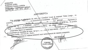 adeverinta  marcata rea