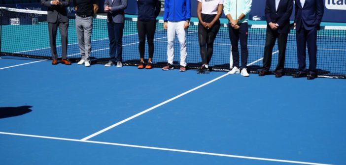 La Miami Open a avut loc tăierea panglicii din cadrul ceremoniei de inaugurare a noii case, Hard Rock Stadium