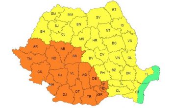ANM : Cod Galben și Portocaliu de caniculă în toată țara valabil miercuri și joi