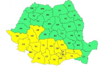 ANM : Val de caniculă în mai multe zone din țară. Temperaturi între 33 și 35 de grade