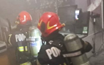 Incendiu la un supermarket din Oradea: pompierii au salvat bunuri de valoare semnificativă