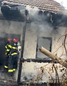 Bărbat decedat într-un incendiu care i-a cuprins locuința din Mărgău