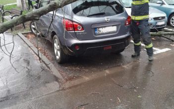 Pompierii bihoreni, apel către populație: respectați măsurile de siguranță pe durata codului galben de vânt