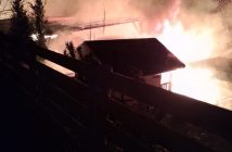 Incendiu puternic la Someșu Cald – mai multe foișoare și cabane distruse de flăcări