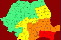 Cod roșu de ploi abundente în sud-estul țării. Avertizare meteo de la ANM